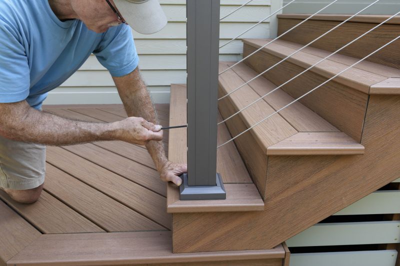 Wood Handrail Repair in Conroe, TX
